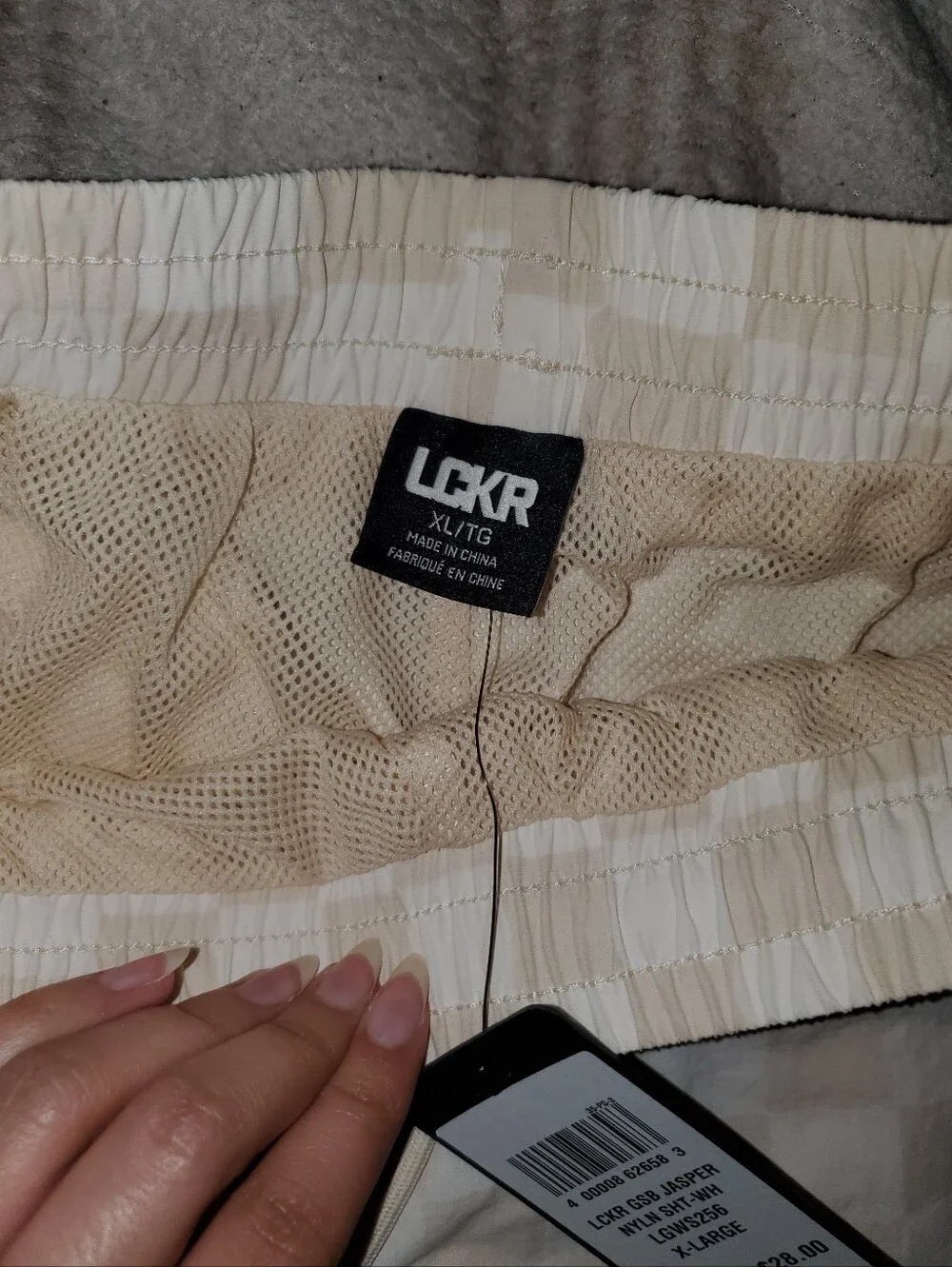 NWT LCKR Foot Locker Jasper Checkboard Print Swim Shorts